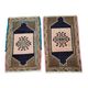 Set of 2 vintage handmade Turkish rugs 51x82 cm