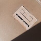 Set of 4 vintage Steelcase Strafor office chairs by Randall Buck.