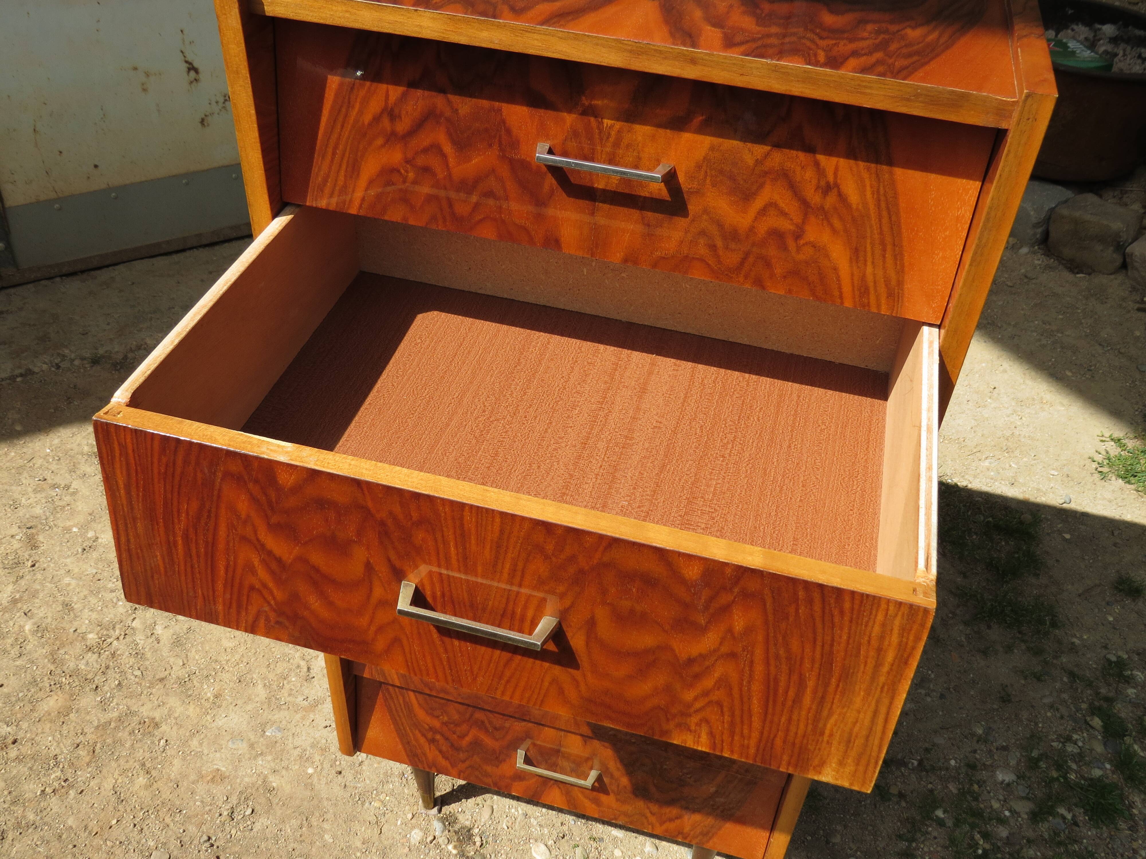 60's rosewood chiffonier
