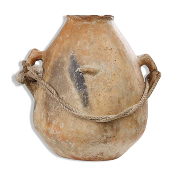 French Provincial Terracotta Vase, 19th‑Century