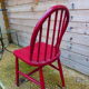 Scandinavian red chair