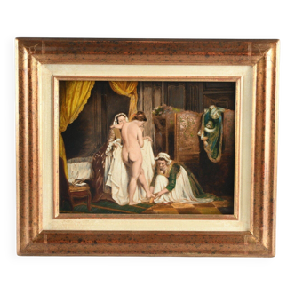 Entourage of Jean-Baptiste Mallet, Le Bain, 1810.