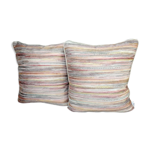 Duo de coussins tissu