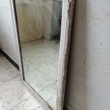 Vintage wood mercury mirror