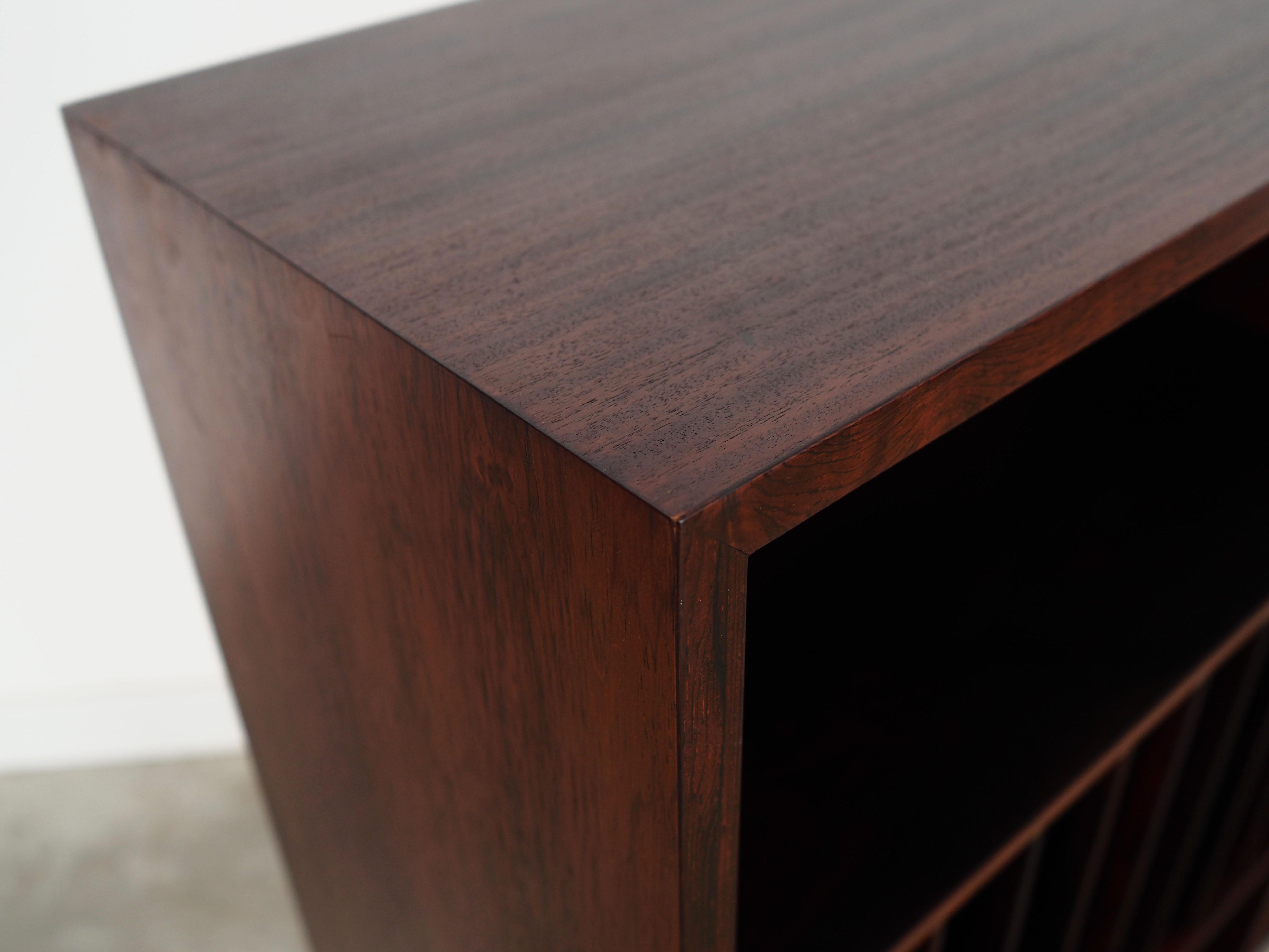 Rosewood bookcase, Danish design, 1970s, manufactured by Omann Jun