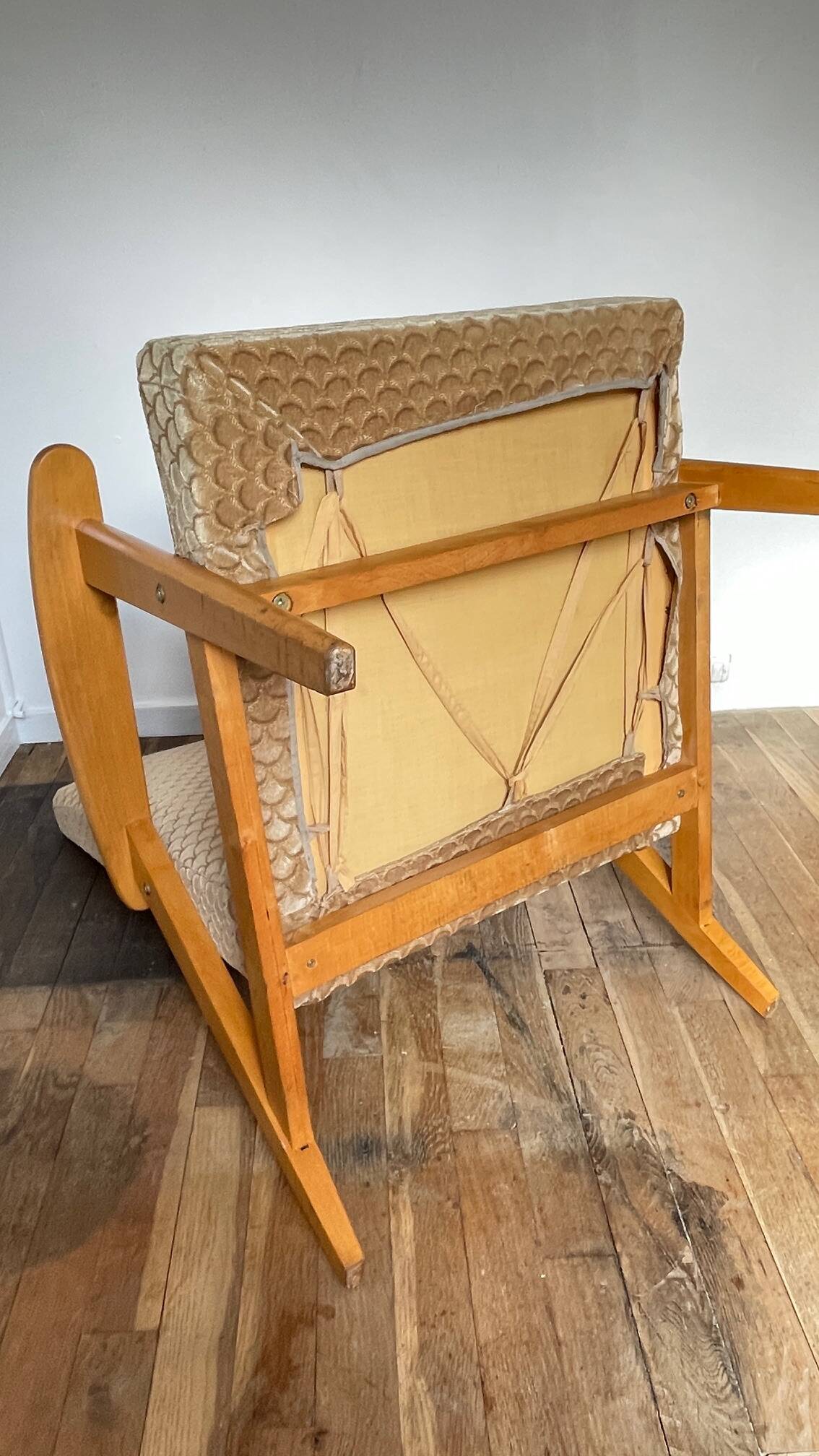 paire FAUTEUILS MANUCERE France Vintage