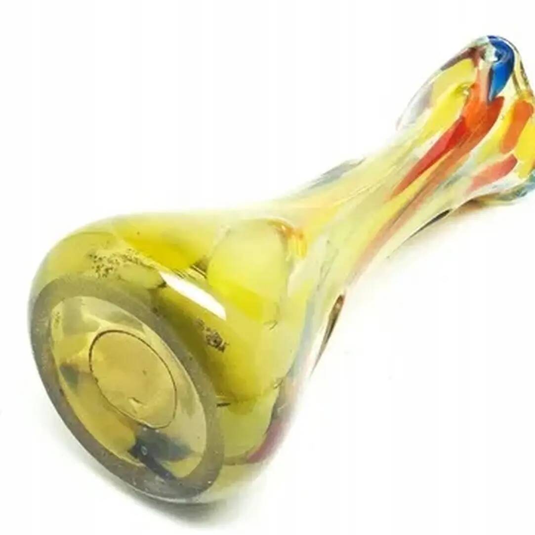 Vase Sekacz, modernisme, verre, Pologne, années 1970