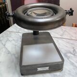 Vintage industrial magnifying lamp Jean Toulemonde 60s
