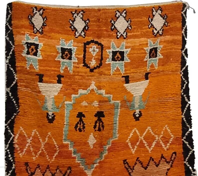 Tapis traditionnel marocain Beni ourain Mrirt