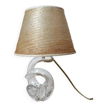 Schneider Crystal Lamp Base 1960 Vintage