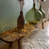 Wood bench