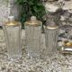 Three bottles of crystal perfume signed Marcel Rochas old france
