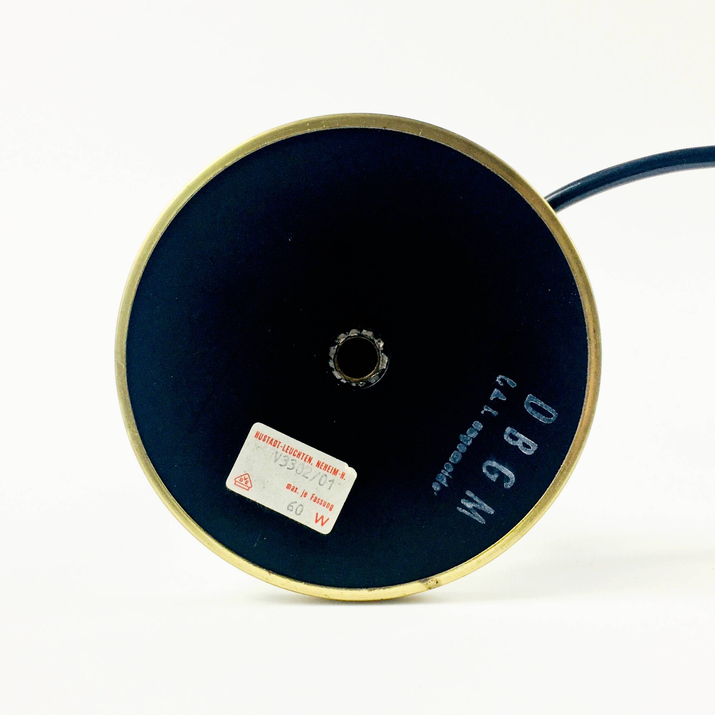 Pair of Mid-Century Bubble Glass Table Lamps by Helena Tynell, Germany, 1960s