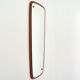 Scandinavian free-form teak mirror 1960s