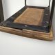 Antique wooden and wrought iron nesting tables – circa 1950