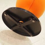 Pierre Guariche armchair "in orange fabric by Meurop Belgium 1960 Vintage