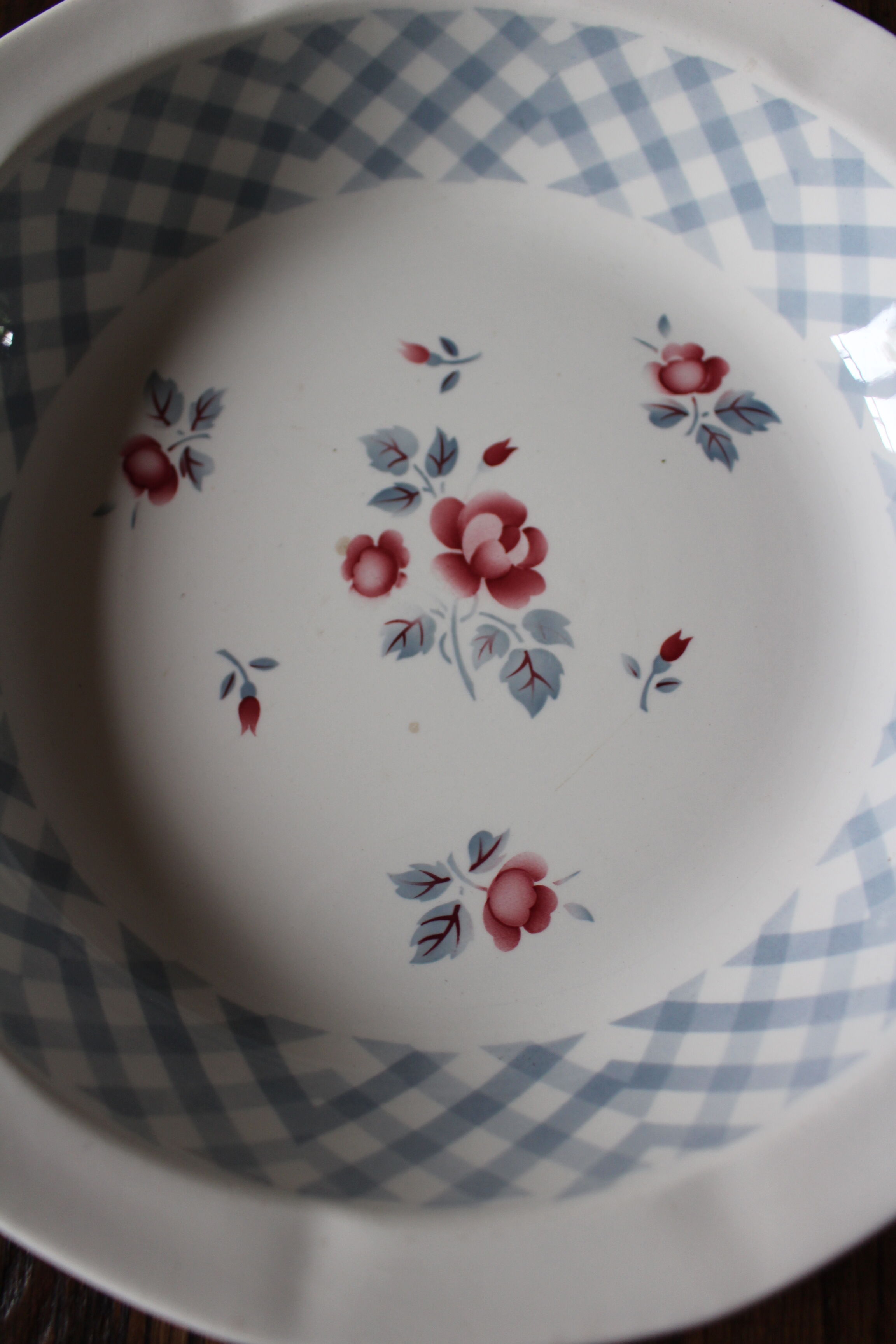 Hollow dish Bastia Digoin Sarreguemines Vichy 12 facets