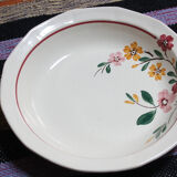 Salad bowl - floral motif - Sarreguemines