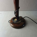 Lampe à poser en bois art deco