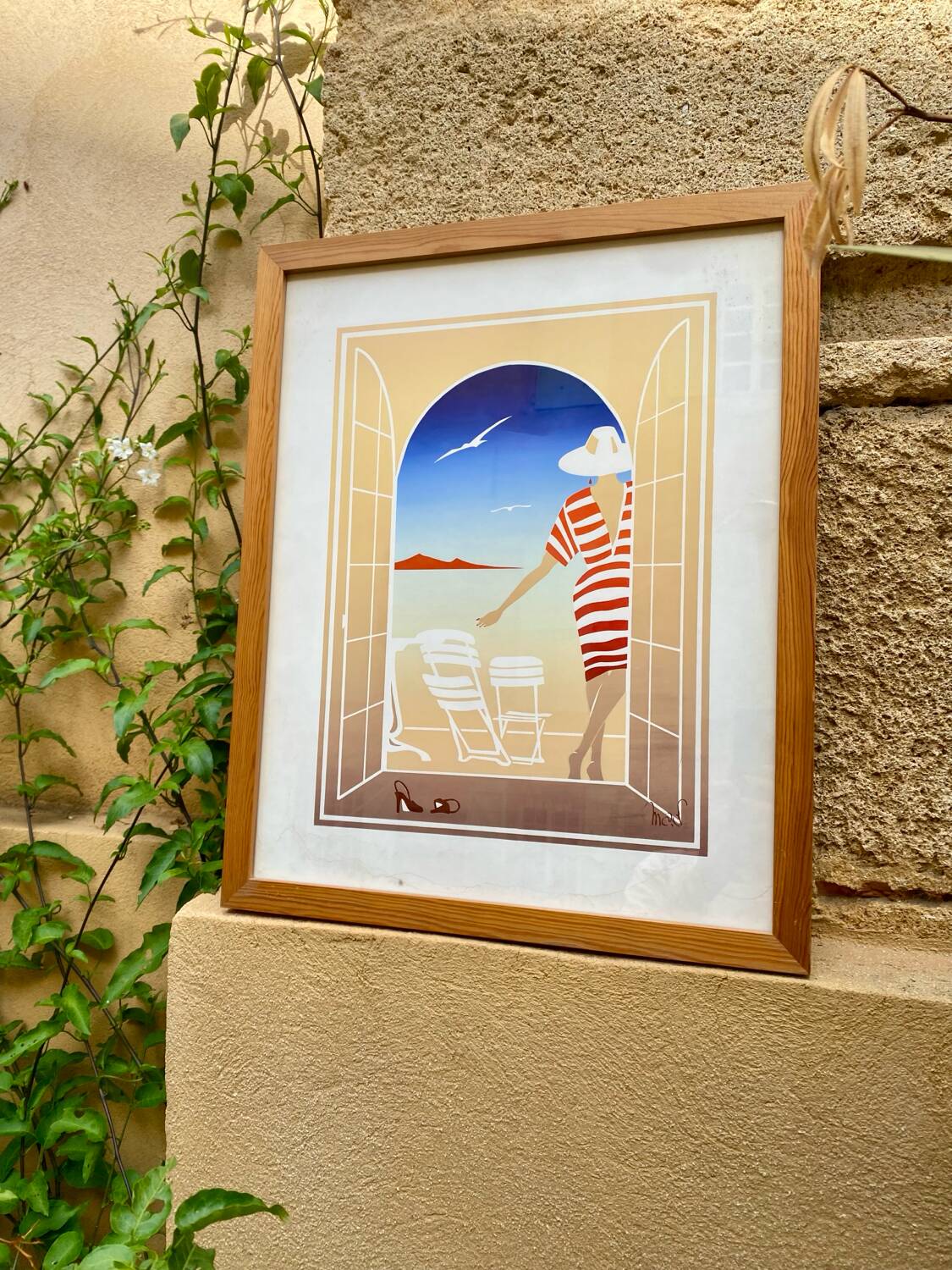 Duo de tableaux vintage 90s