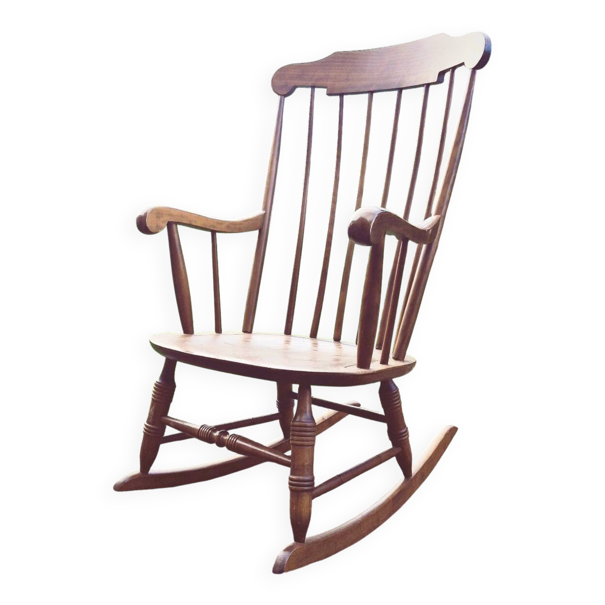 Wooden rocking chair