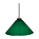 Suspension Cone opaline verte