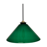 Suspension Cone opaline verte