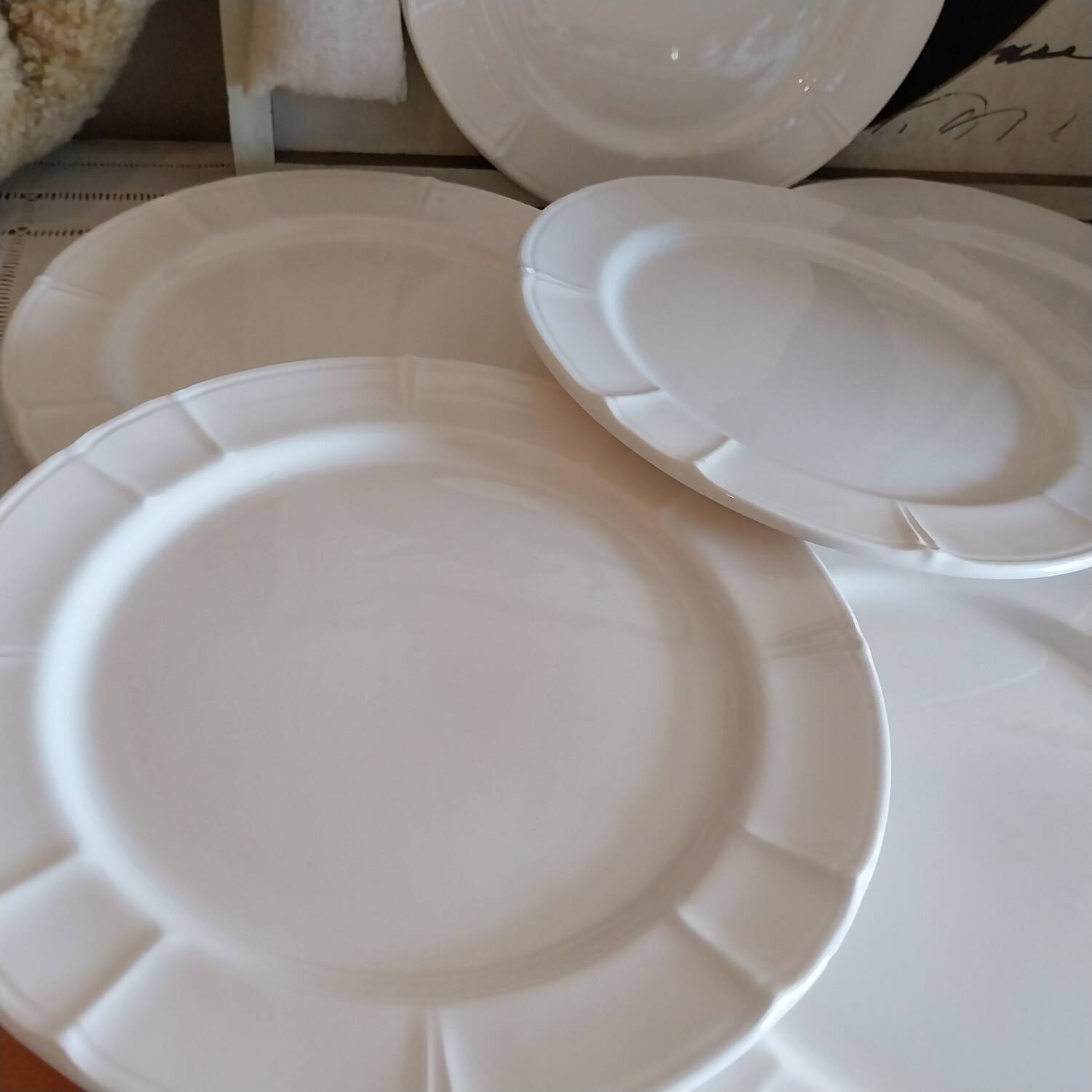 Assiettes à hors d'œuvre en céramique Italiennes