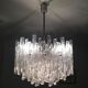 Lucite 1960 three-tier chandelier s