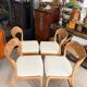 Set of 4 Baumann sleigh chairs