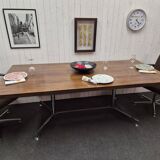 Vintage rosewood meeting table