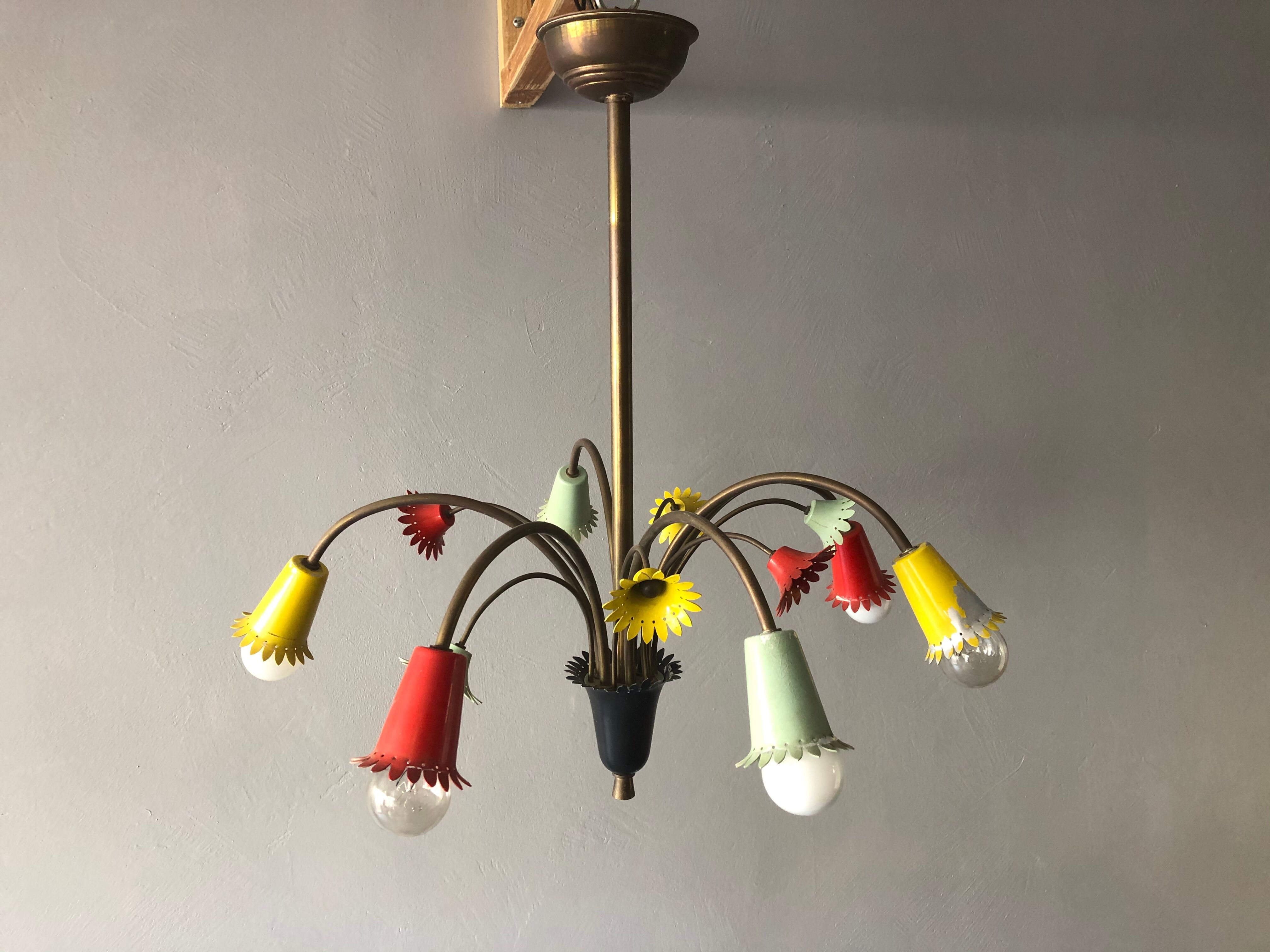 Vintage Italian chandelier design 50