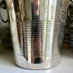 Silver metal champagne bucket