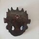 1980s Hand-Carved Wood Buddha Wall Mask