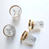 4 small retro glasses