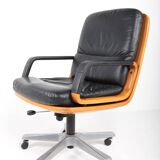 Leather office chair by Eugen Schmidt