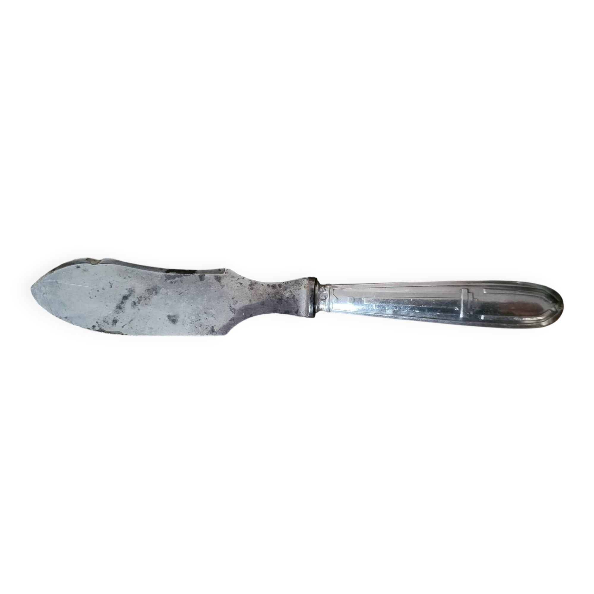 Art Deco silver butter knife