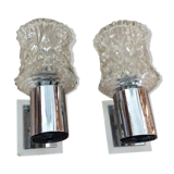 Pair of vintage wall lamps