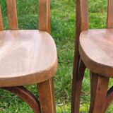 Set of 2 Bistro Chairs Stamped Stella 1950s