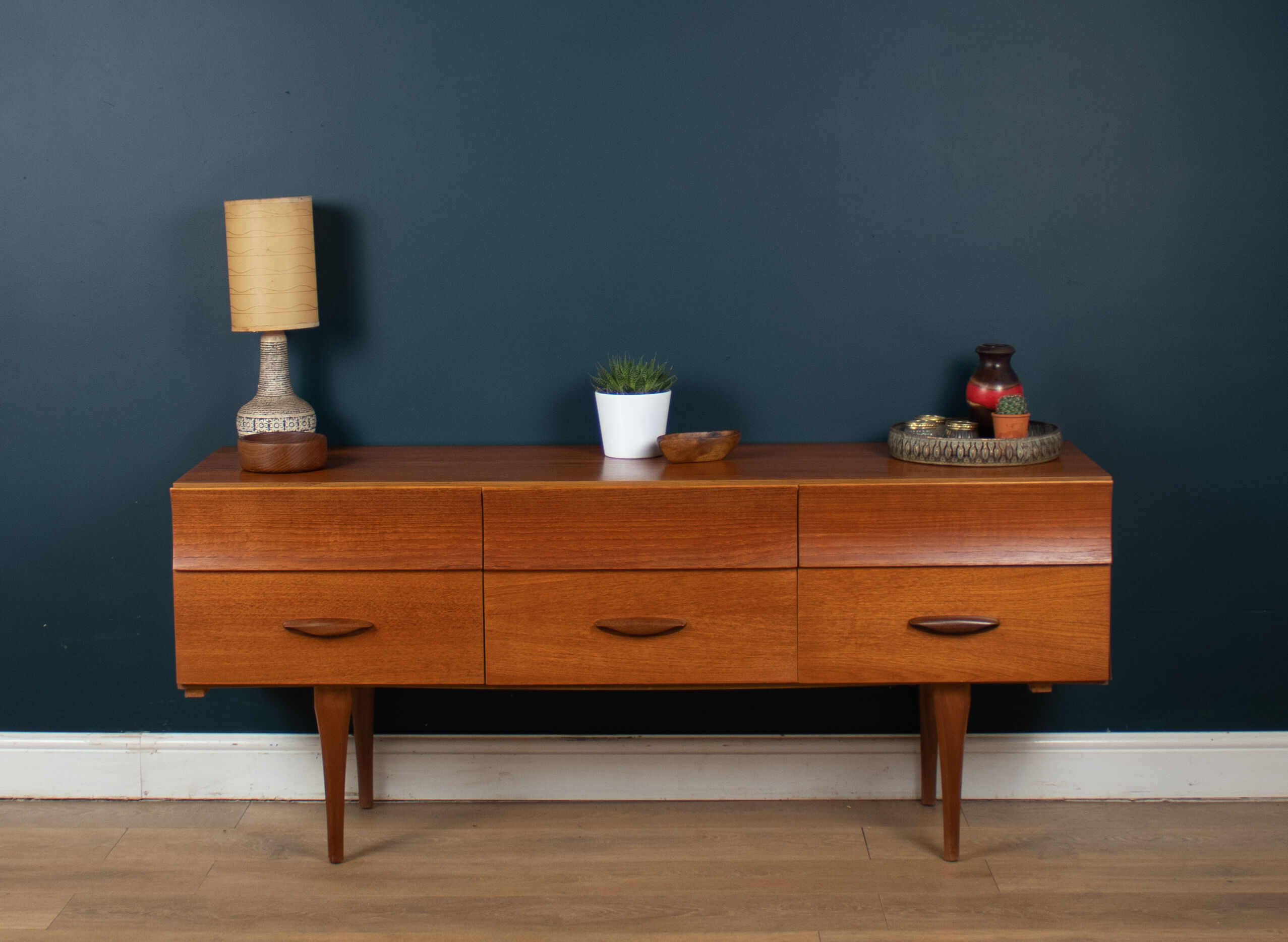 Teak austinsuite short teak sideboard 1960