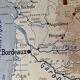 Map old region Marseille and Bordeaux