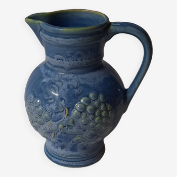 Blue pitcher