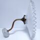 Opaline porcelain brass wall light early 20th century