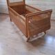 Child bed wood and rattan