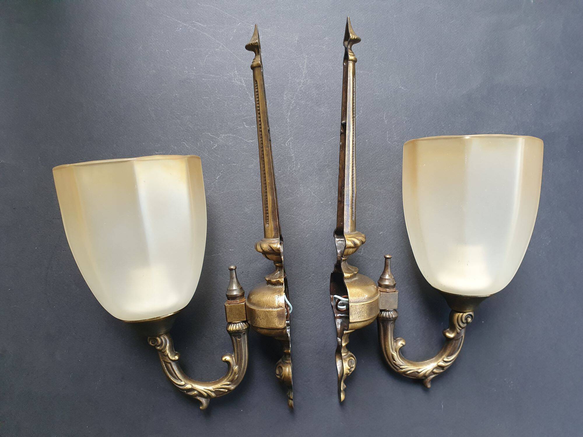 Pair of Art Deco wall sconces