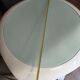 Vintage Space Age coffee table 1970 - White design, blue glass, plastic
