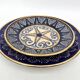 2 Assiettes en faïence émaillée signée HB Quimper • Décor broderie ou perlé de Pierre Poquet en reli
