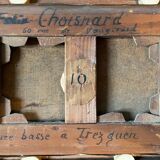 Painting "Bay in Brittany, Trezguen" Felix Choisnard 1846 / 1924 Impressionist