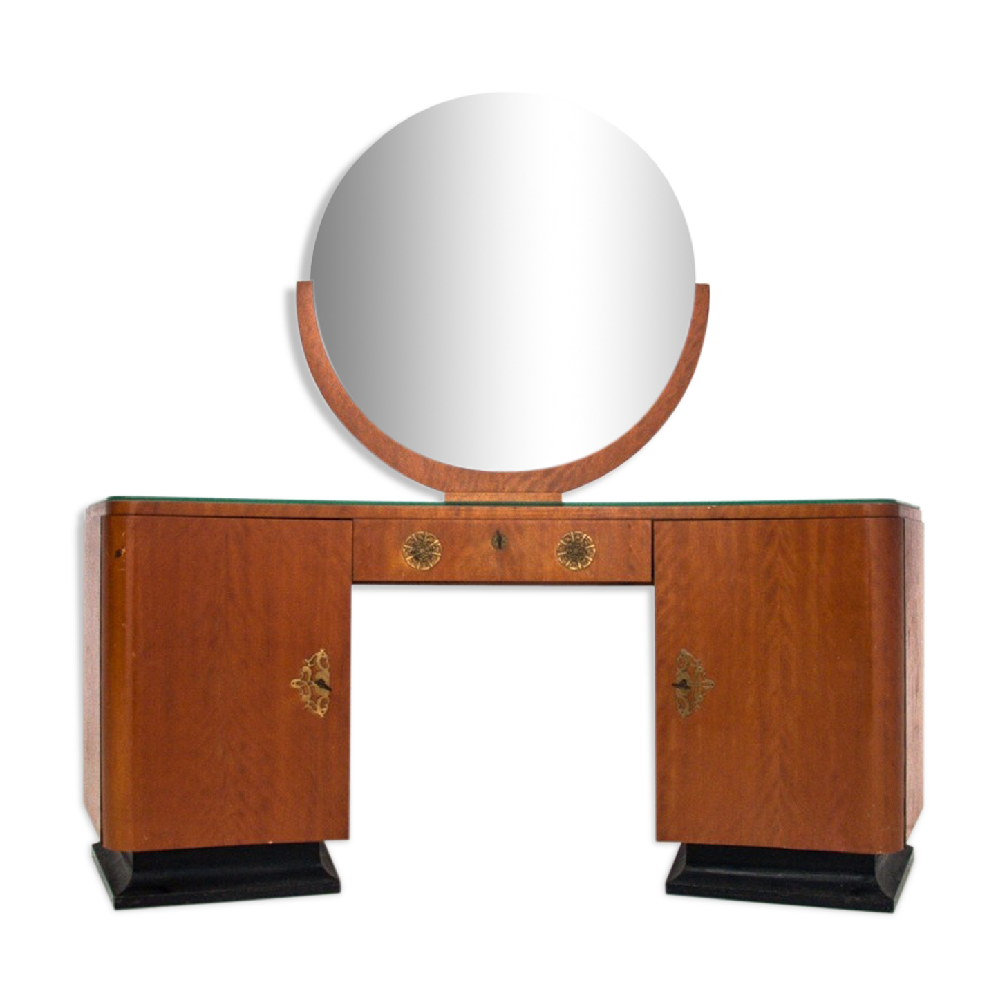 Art deco dressing table with mirror