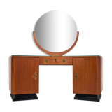 Art deco dressing table with mirror
